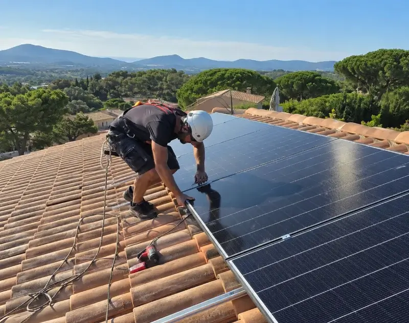Installateur panneaux solaires Saint-Martin-de-la-Brasque — pose photovoltaïque sur toiture