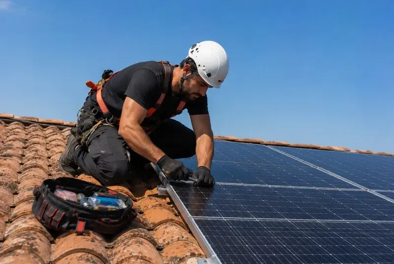 Maintenance et monitoring de panneaux solaires à Saint-Martin-de-la-Brasque