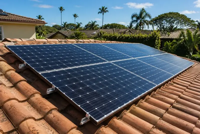 Installation de panneaux solaires à Saint-Martin-de-la-Brasque